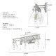 Van Nuys Three Light Bathroom Vanity (48036)