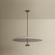 Troy Lighting - F2830-PBR/WTW - LED Pendant - Garth - Patina Brass