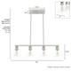 Van Nuys Four Light Chandelier (48038)