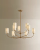 Teddy Nine Light Chandelier (F3042-PBR)
