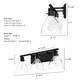 Van Nuys Three Light Bathroom Vanity (48053)