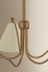 Clive Five Light Chandelier (F3542-PBR/SSD)
