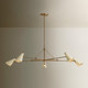 Andersen Five Light Chandelier (F4369-PBR/SSD)