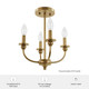 Southcrest Four Light Flush Mount (48068)