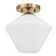 Hunter - 48107 - One Light Flush Mount - Celestial Valley - Alturas Gold