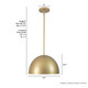 Erling One Light Pendant (48127)