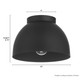 Erling One Light Flush Mount (48132)