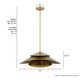 Hiro One Light Pendant (48154)