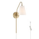 Hunter - 48173 - One Light Wall Sconce - Valley Park - Alturas Gold
