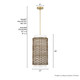Laila Three Light Pendant (48205)
