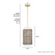 Laila One Light Pendant (48207)