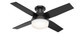 Hunter - 50400 - 44 Ceiling Fan - Dempsey - Matte Black
