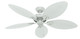 Hunter - 50474 - 54 Ceiling Fan - Bayview - White