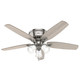 Hunter - 51112 - 52 Ceiling Fan - Builder - Brushed Nickel