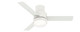 Hunter - 51334 - 44 Ceiling Fan - Gilmour - Matte White
