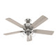 Hunter - 51596 - 52 Ceiling Fan - Rosner - Brushed Nickel