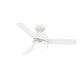 Hunter - 51846 - 44 Ceiling Fan - Gilmour - Matte White