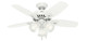 Hunter - 52105 - 42 Ceiling Fan - Builder - Snow White