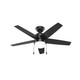 Hunter - 52492 - 44 Ceiling Fan - Bardot - Matte Black