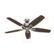 Hunter - 53241 - 52 Ceiling Fan - Builder - Brushed Nickel