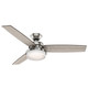 Hunter - 59157 - 52 Ceiling Fan - Sentinel - Brushed Nickel