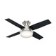 Hunter - 59243 - 44 Ceiling Fan - Dempsey - Brushed Nickel