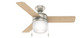 Hunter - 59411 - 42``Ceiling Fan - Acumen - Matte Nickel