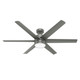 Hunter - 59625 - 60 Ceiling Fan - Solaria - Matte Silver