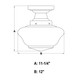 Eastgate One Light Semi-Flush Mount (C0352)