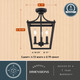 Cottage Grove Three Light Semi-Flush Mount (C0377)