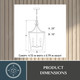 Cottage Grove Five Light Pendant (P0467)