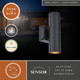 Chiasso Two Light Outdoor Wall Mount (T0798)