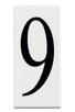 Kichler - 4309 - Number 9 Panel - Accessory - White Material (Not Painted)