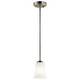 Kichler - 44053NI - One Light Mini Pendant - Tao - Brushed Nickel