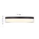 Clarion LED Flush Mount (6-4444-11-BK)