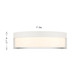 Clarion LED Flush Mount (6-4444-7-WH)