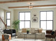 Birkleigh Three Light Pendant/Semi Flush (52074BK)