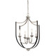Tula Four Light Foyer Chandelier (52279NI)