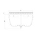Waltham Three Light Flush Mount (712-OB-GT-MWP)