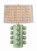Hudson Valley - L9126-AGB/CMC-P102 - One Light Table Lamp - Roselle - Aged Brass