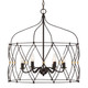 Zucca Six Light Chandelier (ZUC-A9035-EB-GA)