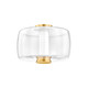 Hudson Valley - 2814-AGB - LED Flush Mount - Beau - Aged Brass
