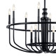 Capitol Hill 12 Light Chandelier (52305BK)