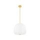 Hudson Valley - 3019-AGB - LED Pendant - Scranton - Aged Brass