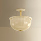 Nevins One Light Semi Flush Mount (3115-AGB)
