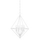 Hudson Valley - 3117-WP - Three Light Lantern - Haines - White Plaster