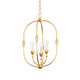 Hudson Valley - 3215-VGL - Three Light Lantern - Baltic - Vintage Gold Leaf