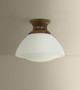Bruceville One Light Flush Mount (4913-HB)