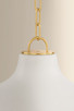 Southfields One Light Pendant (5322-AGB/CCP)