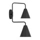 Two Light Wall Sconce (M90111MBK)